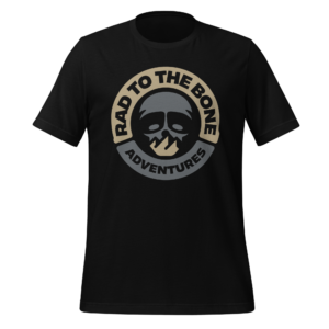 Rad To The Bone - Black T-Shirt